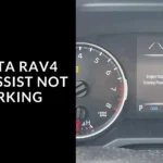 toyota rav4 lane assist not working