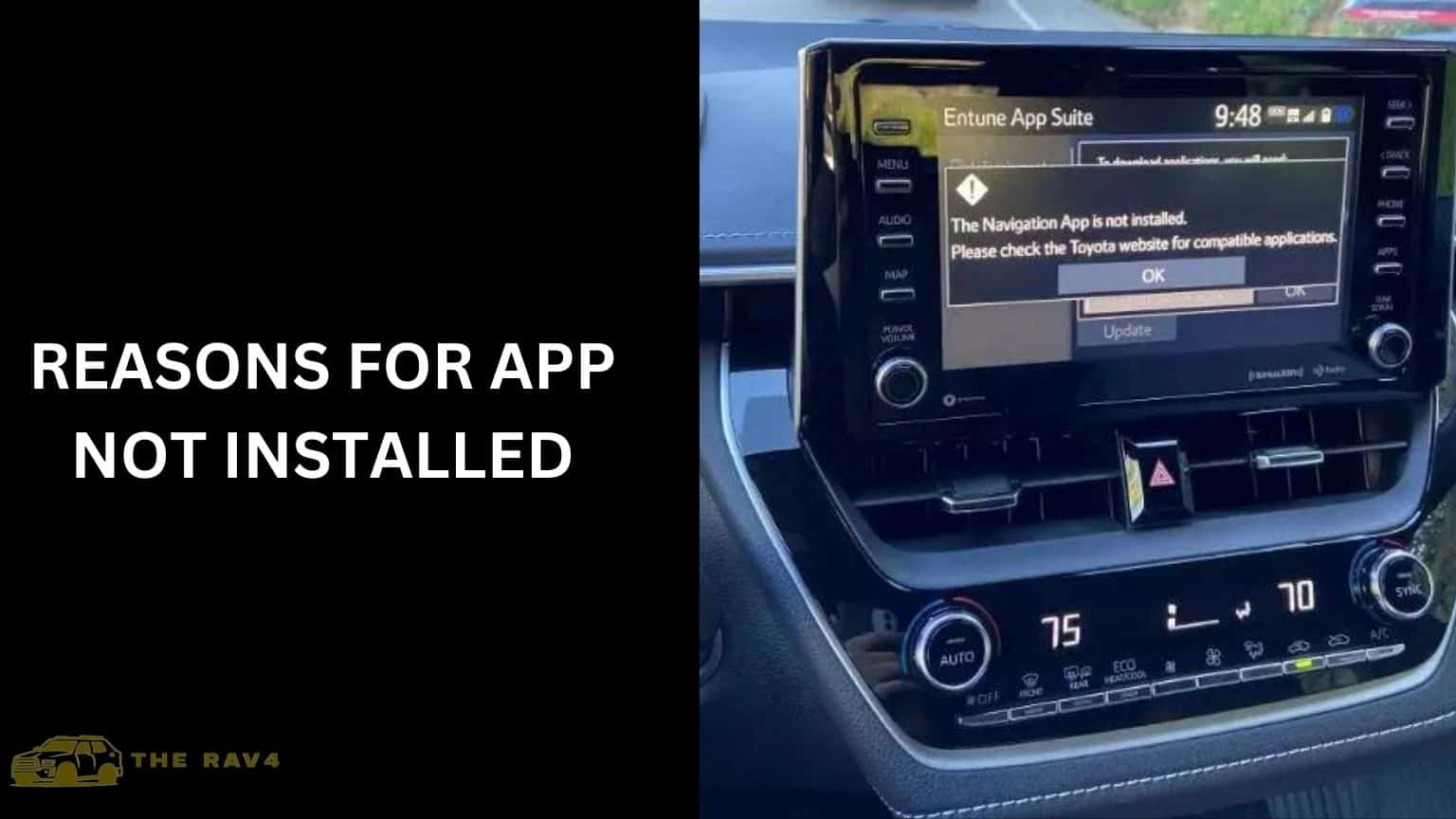 Toyota Navigation App Not Installed (Reasons & Solutions in 2024)