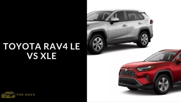Toyota RAV4 LE VS XLE (Difference) of 2024