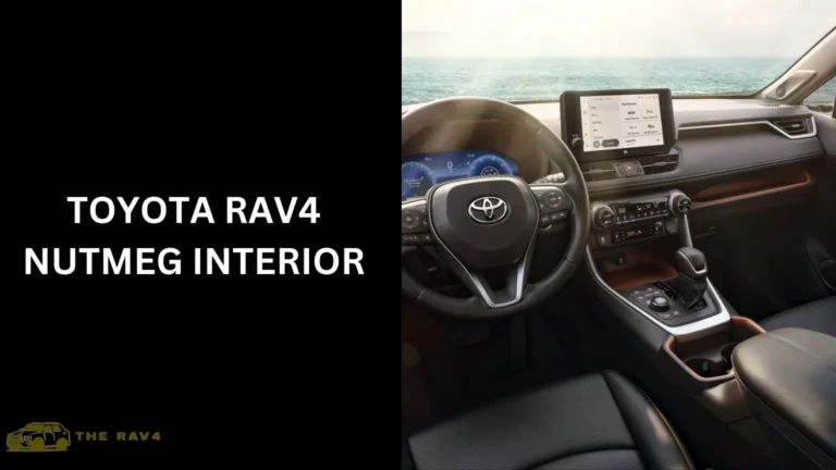 Toyota Rav4 Nutmeg Interior of 2024