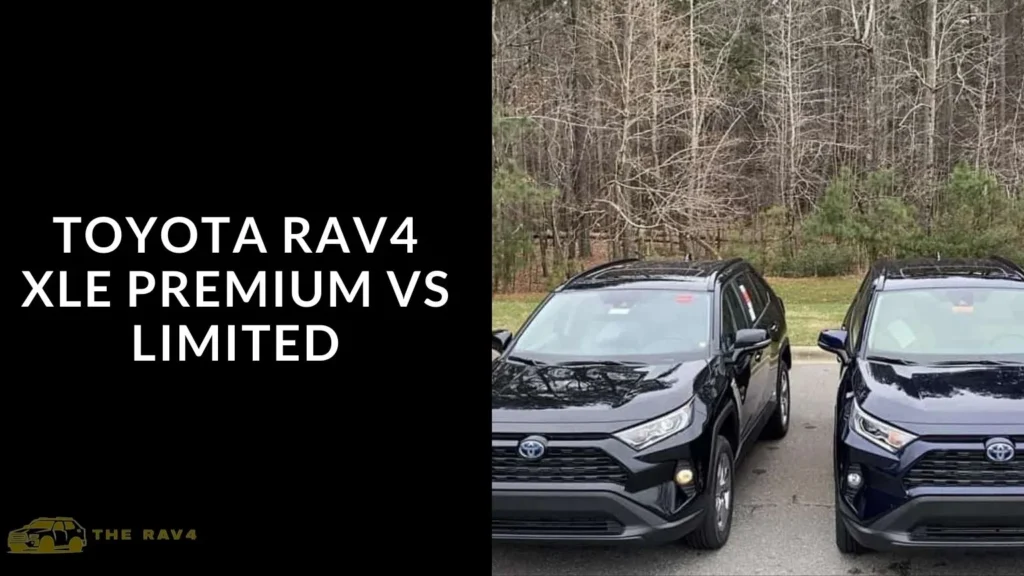 toyota rav4 xle premium vs limited