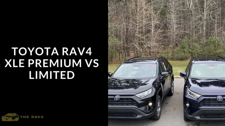 Toyota Rav4 XLE Premium VS Limited (Difference) of 2024