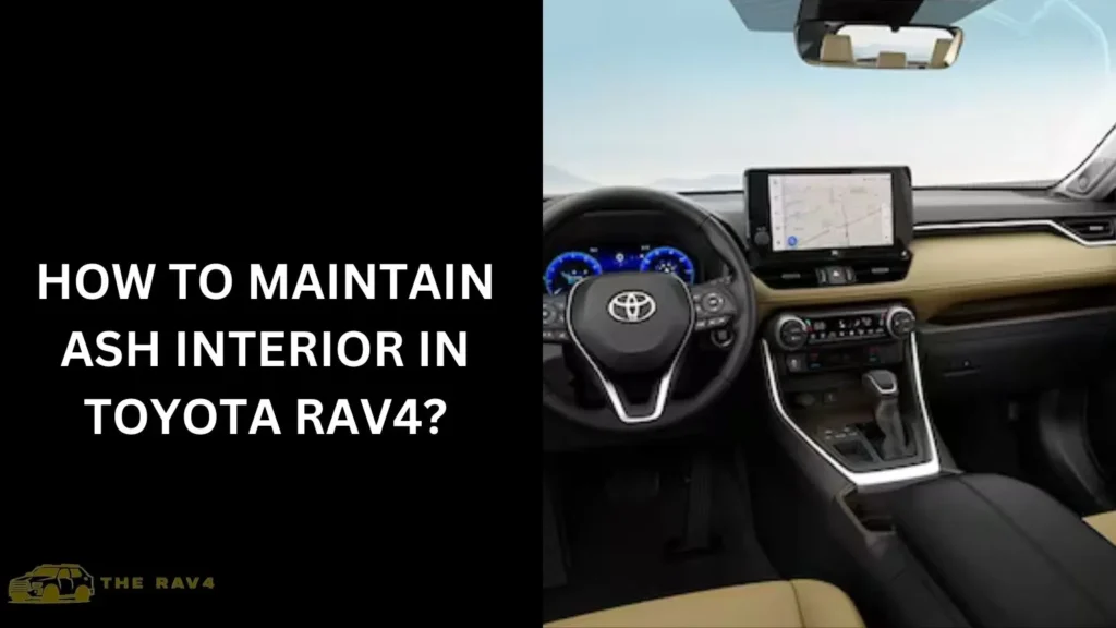 How to Maintain Ash Interior in Toyota RAV4?