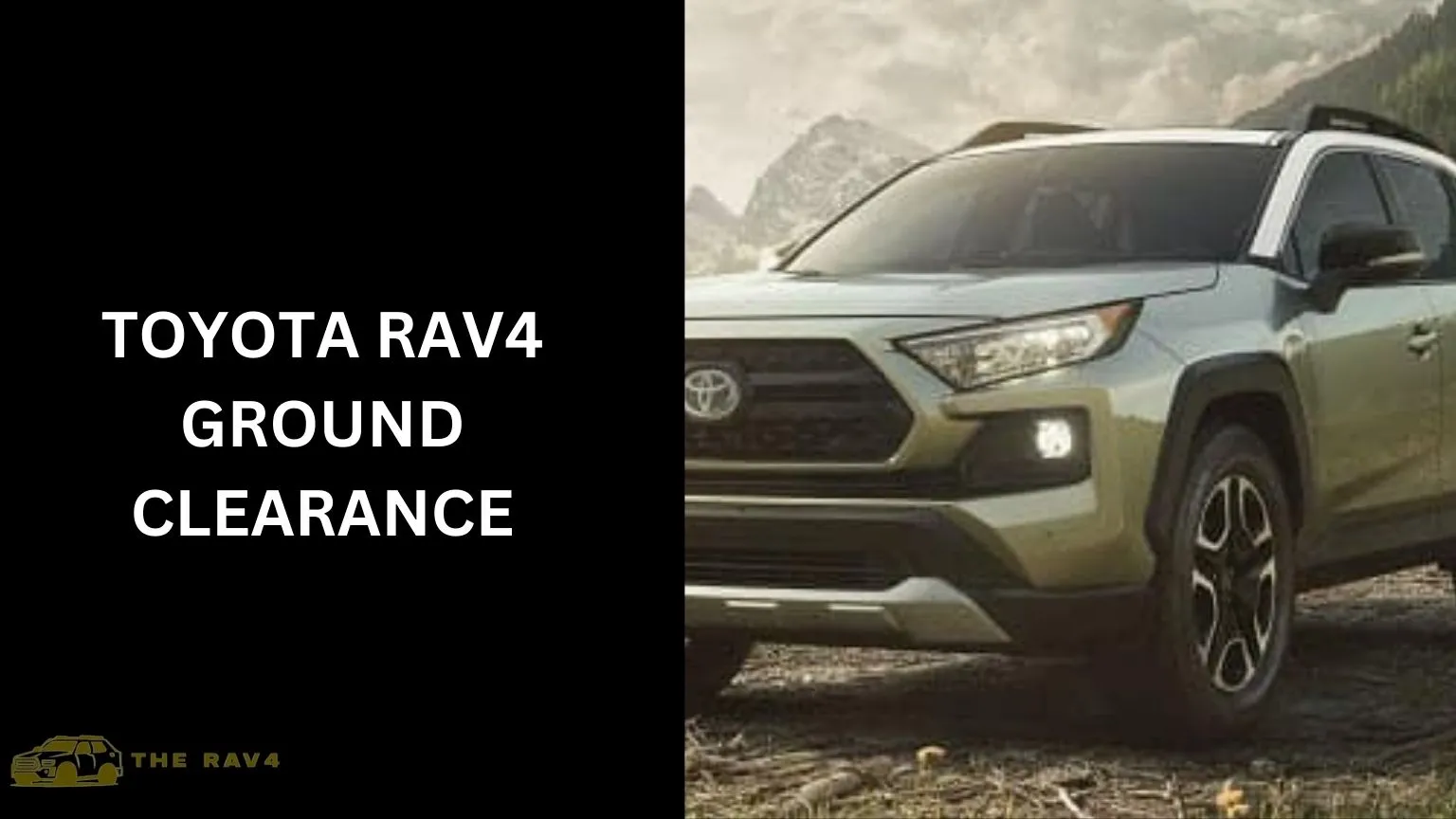 Toyota RAV4 Ground Clearance (Guide) of 2024 The RAV4