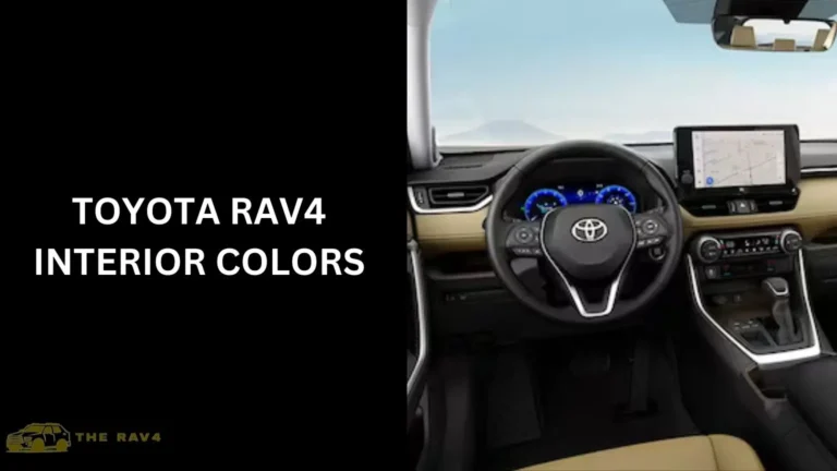 Toyota Rav4 Interior Colors