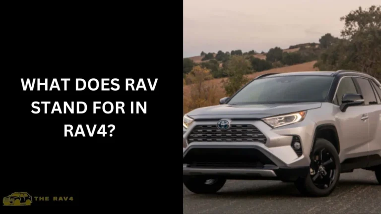 What Does RAV Stand For In Rav4?